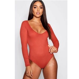BOOHOO nude bodysuit